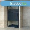 Welland SD-100 elhzhat zuhanyajt - 100 cm - fekete profil