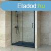 Welland SD-120 elhzhat zuhanyajt - 120 cm - fekete profil