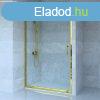 Welland SD-120 elhzhat zuhanyajt - 120 cm - arany profil