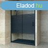 Welland SD-130 elhzhat zuhanyajt - 130 cm - fekete profil