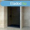Welland SD-110 elhzhat zuhanyajt - 110 cm - fekete profil
