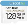 SanDisk High Endurance microSDXC memriakrtya 128GB, 100 MB