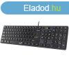 Genius SlimStar 126 HUN USB fekete billentyzet