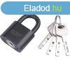 EXTOL PREMIUM lakat, vas, fekete, 4db kulcs; 30mm, edzett ac