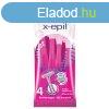X-Epil eldobhat ni borotva 2 pengs 4db