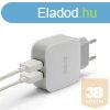 DELIGHT Telefon tlt - 2db USB, 5V/2.1A, Fehr