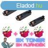 3+3DB-os PAKK, HP -hez, ?3DB CE285A / Canon-hoz CRG-725 / CR