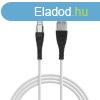 Adatkbel - microUSB , Szilikon bevonat, 4 szn - 1 m