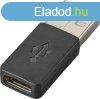 Poly Plantronics USB-C to USB-A Adapter Black