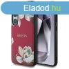 Guess Grained Printed Flower Pattern MagSafe-kompatibilis to