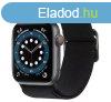 Apple Watch 4/5/6/7/SE, okosra szj, szvet, fekete, 38/40/