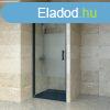 Welland RSDA-80 zuhanyajt - 80 cm - fekete profil / tltsz