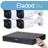 Dahua 4 kamers 8MP 4K kamera rendszer szett 40 mter jjell