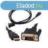 HDMI kbel arany csatlakozval, Full HD D-sub kbellel