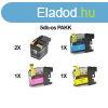 ?5db-os Brother -hz LC529/LC525 utngyrtott tintapatron PA
