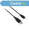Poly Plantronics USB-A to microUSB cable 1,5m Black