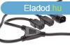 Assmann Power Cord splitter cable, C14 - 2x C13 1,7m Black