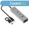I-TEC 4-portos USB3.2 HUB Grey