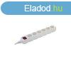 Somogyi Home NV 6K/WH 6-os eloszt kapcsolval 1,5 mter feh