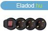 Home by Somogyi NV 3K-3/BK/1,5 3as eloszt kapcs 3m, 3x1,5mm