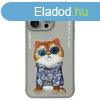 Nimmy Glasses Cool Cat tok iPhone 15 Pro - szrke