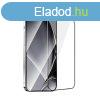 Fmszeglyes edzett veg fekete szegllyel iPhone 14 Pro