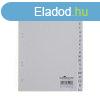 Regiszter, PP, A5, 20 rszes, A-Z, DURABLE, szrke