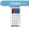 Alkoholos marker kszlet, 1-4mm, vgott hegy, 4-es kszlet,