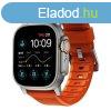 Nomad Rugged Strap, orange/silver - Apple Watch Ultra (49mm)