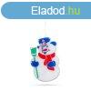 Family Christmas ABLAKDEKORCI HEMBER, LED-ES PVC 56530D