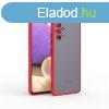 Samsung A32 4G manyag tok, piros-fekete