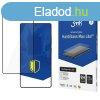 3mk HardGlass Max Lite edzett veg kijelzvd fekete szegl