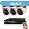 Provision AHD-30 Dome 3 kamers kamerarendszer 5MP 5xZOOM