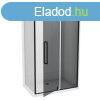 Pivot nylajt COPEN ABSOLUT BLACK 900x2000 mm fekete stt