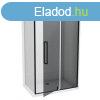 Pivot nylajt COPEN ABSOLUT BLACK 900x2000 mm fekete stt
