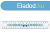 Vonalz, manyag, trhetetlen, 20 cm, MAPED "Study Unbr