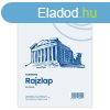 Rajzlap A3, famentes flizva Bluering 10 v/csomag,