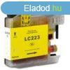 Brother -hz LC223 Y (srga) utngyrtott tintapatron (~550 