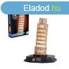3d LED vilgts puzzle: Pisai ferde torony