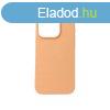Premium szilikon tok, iPhone 16 Plus, Narancs