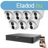 Uniview 7 dome kamers IP kamera rendszer 4MP