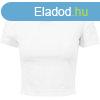 Build Your Brand Rvid ujj ni crop top pl - Fehr | 4XL
