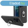 Ring tok szilikon tok Samsung Galaxy S21 Ultra 5G fekete