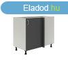 Benita 1 ajts Als konyhaszekrny Antracit-Fehr 98x50x80 c