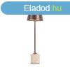 Modern asztali lmpa stt bronz 37 cm LED-del, dimmelhet, 