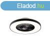Mennyezeti ventiltor fekete csillag effektussal 60cm LED-de