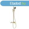 Welland-9003 3 funkcis zuhanyrendszer csapteleppel (arany)