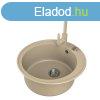 Grnit mosogat EOS Valero + magastott csaptelep + dugemel