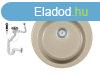 Grnit mosogat EOS Valero + dugkiemel (bzs)