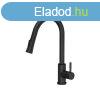 Quadron Julia ves csaptelep zuhanyfejjel pure carbon 1374
